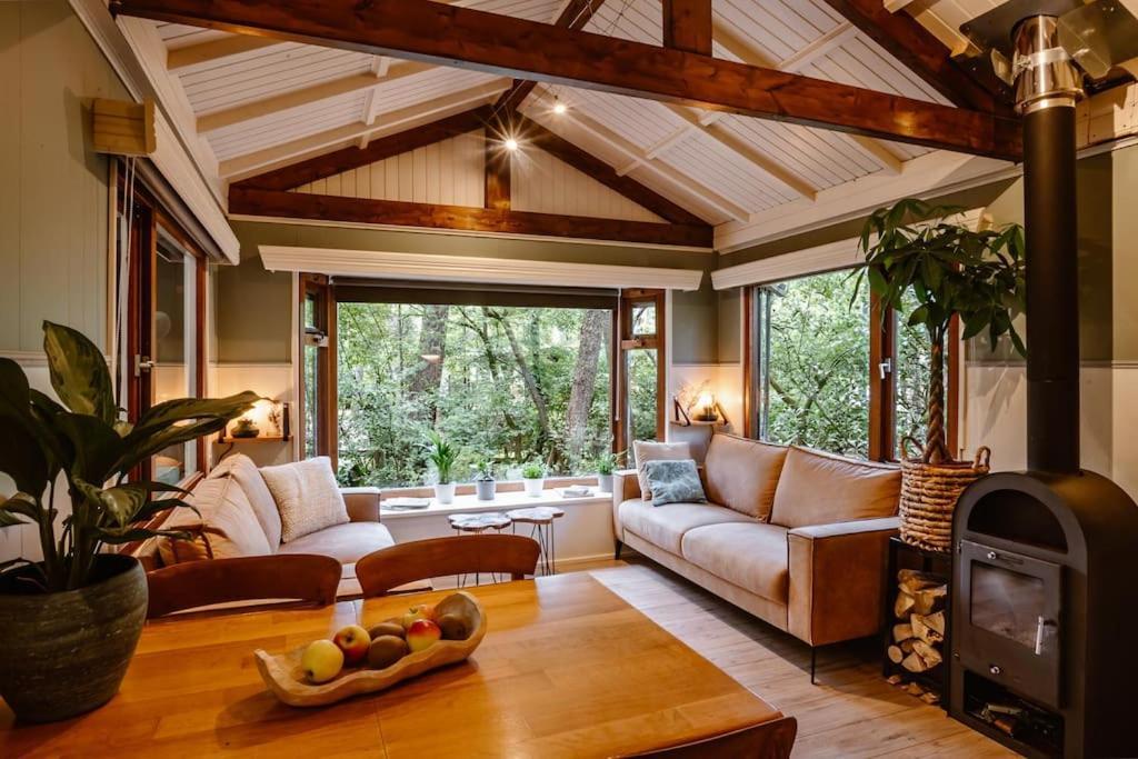 Doornspijk Forest Cottage With Lovely Garden & Sauna מראה חיצוני תמונה